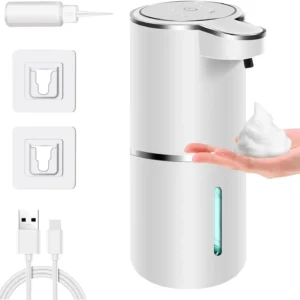 Automatic Soap Dispenser Touchless Foaming Soap Dispenser 380ml USB Rechargeable Electric 4 Level Adjustable Foam Soap Dispenser